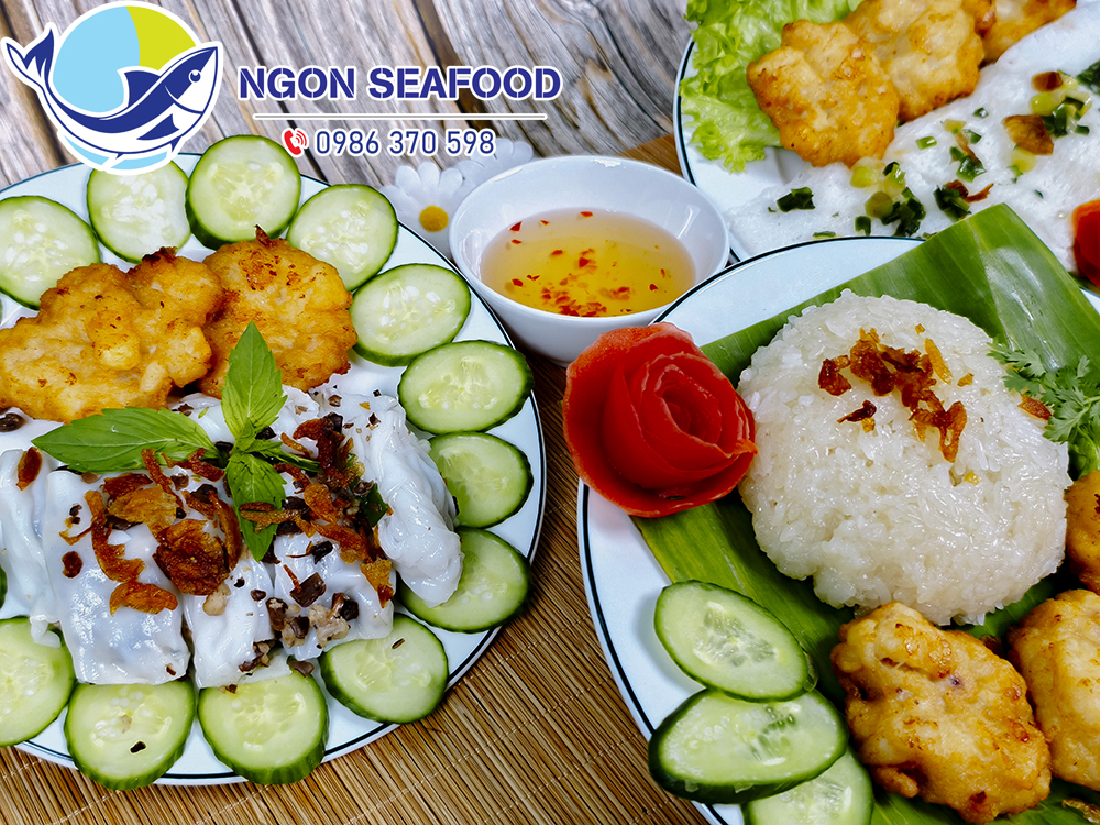 Chả mực giã tay Hạ Long