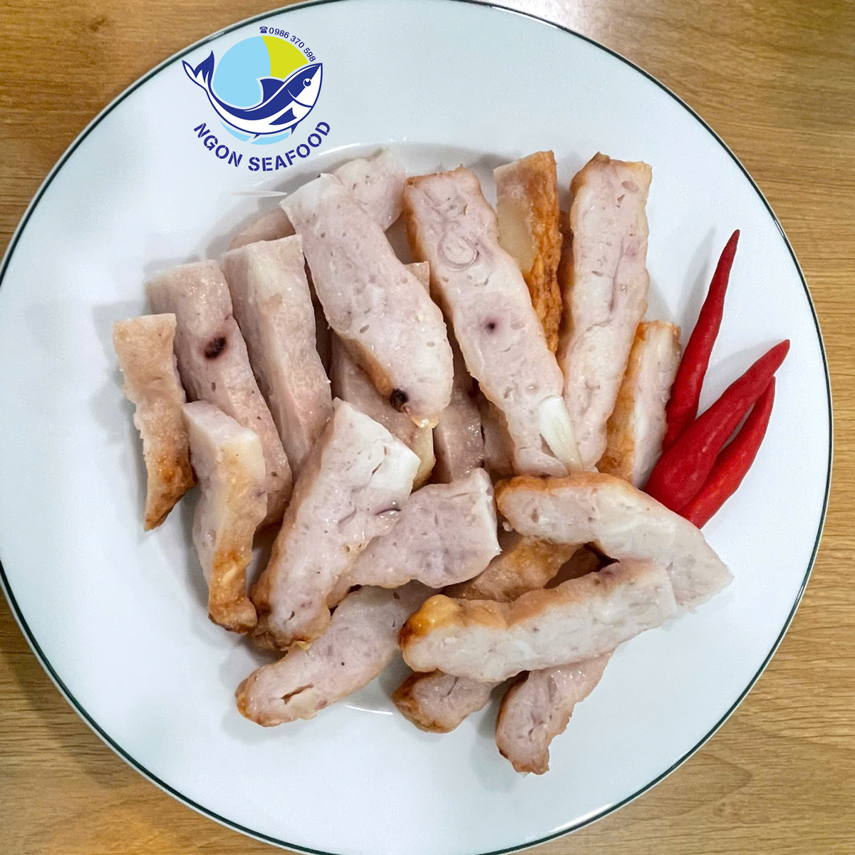 chả mực Hạ Long chuẩn vị