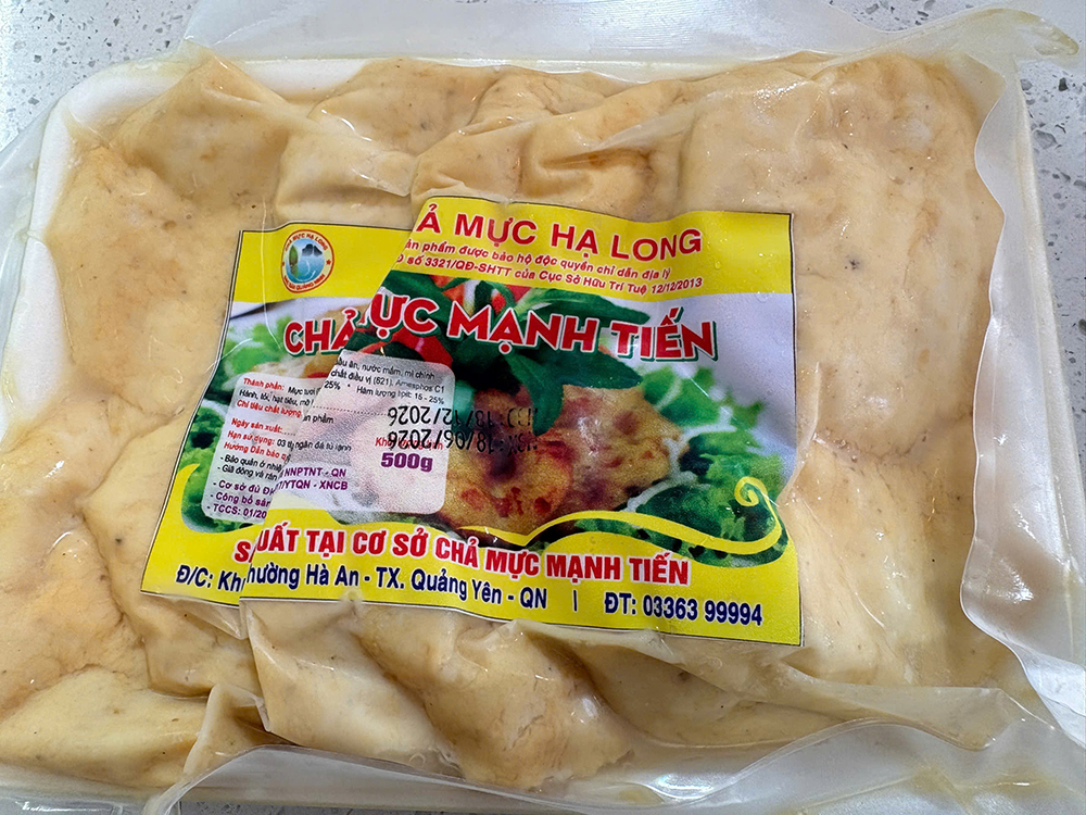 Chả Mực Giã Tay Nguyên Chất Hạ Long