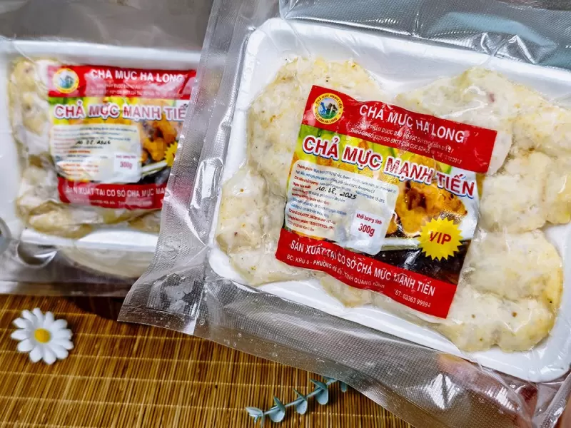 Chả Mực Giã Tay Hạ Long