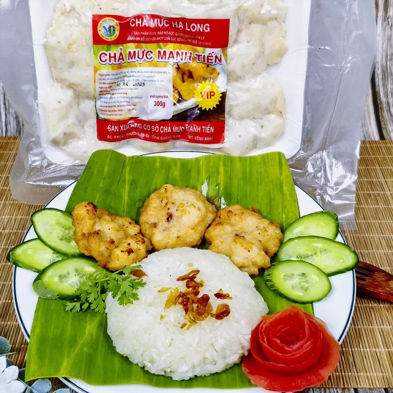 Chả Mực Hạ Long Giã Tay