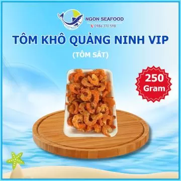 Tôm khô biển Quảng Ninh size lớn 250gr
