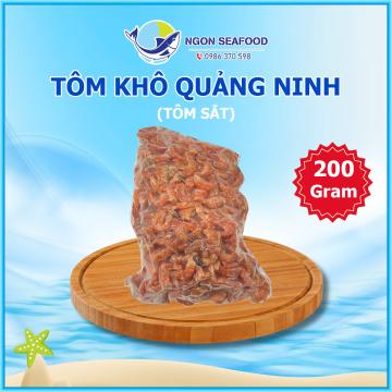 Tôm Khô Quảng Ninh - Hút Chân Không - Bịch 200gr