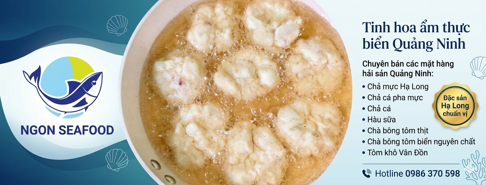 Chả Mực Giã Tay Hạ Long - Ngon Seafood