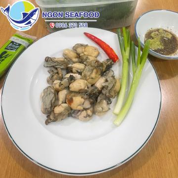 Hàu biển Quảng Ninh - Hút chân không - Bịch 500gr