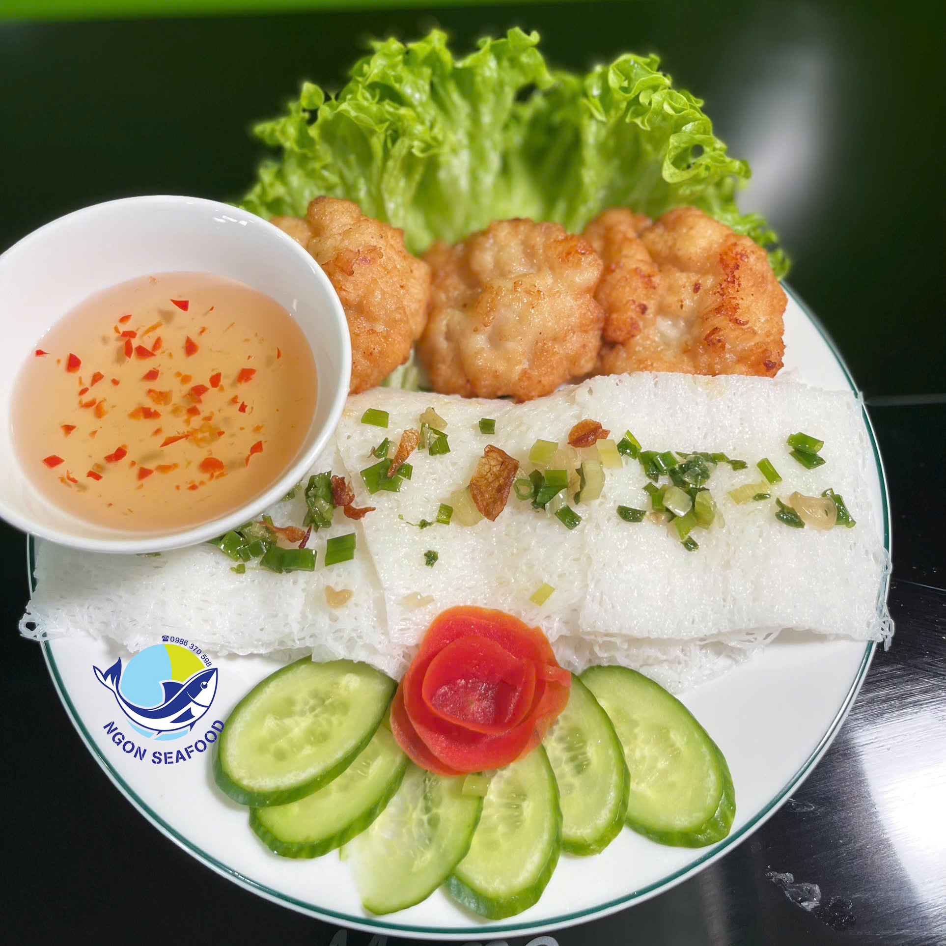 Bánh hỏi chả mực Hạ Long Bánh hỏi chả mực Hạ Long